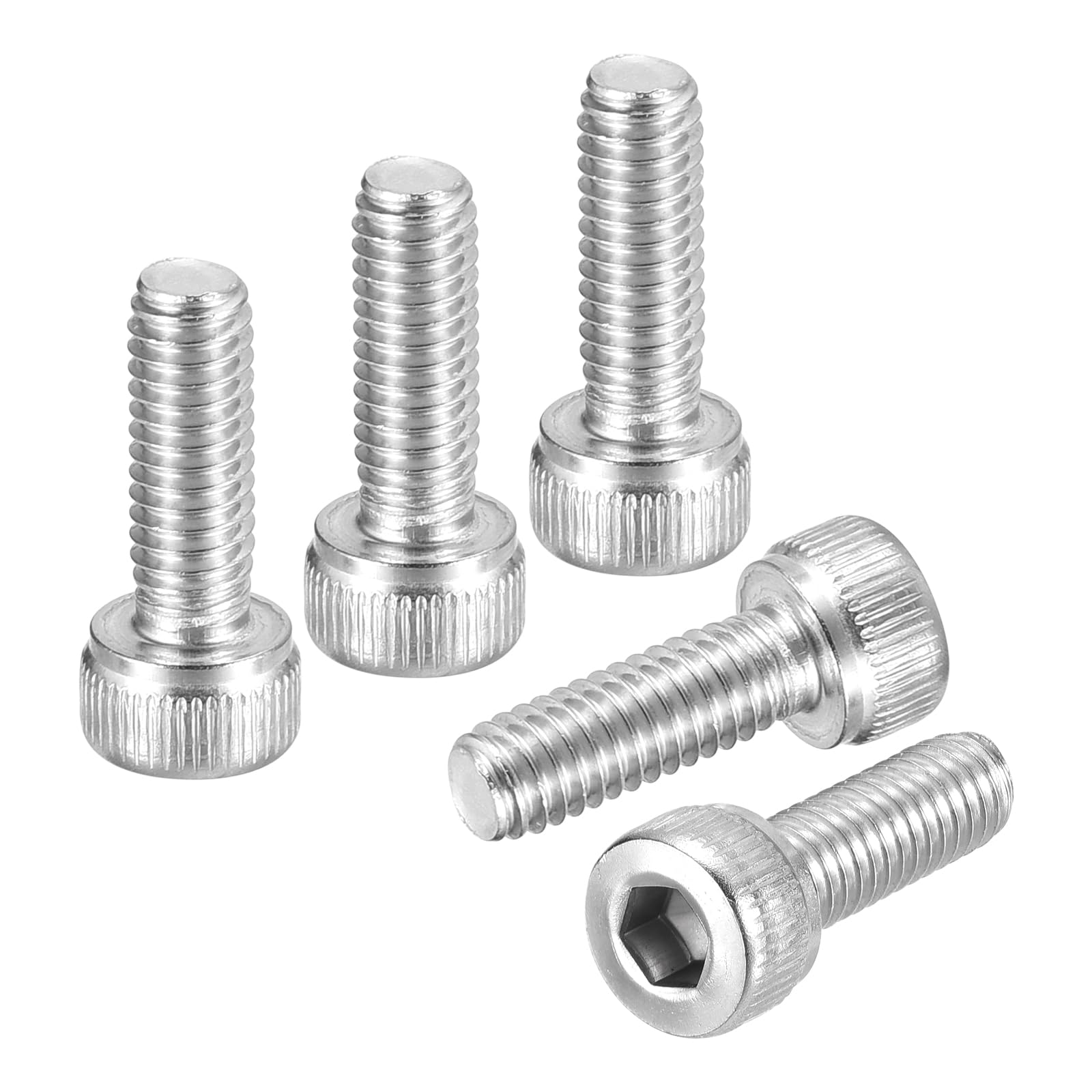 DTGN M4-0.7x12 Socket Head Cap Screws Bolts - 50Pack - Good for Road Bicycle, Mountain Bike, Auto, Motorcycle - 316 Stainless Steel Hex Head Metric Screws - Silver