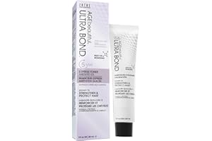 AGE BEAUTIFUL ULTRA BOND 5-Minute Express Toner | Strengthens & Protects, 2X Shinier Hair | Builds Bonds w/Arginine | For Cool Violet-Blonde Results | Amethyst Ice | 2 Fl Oz