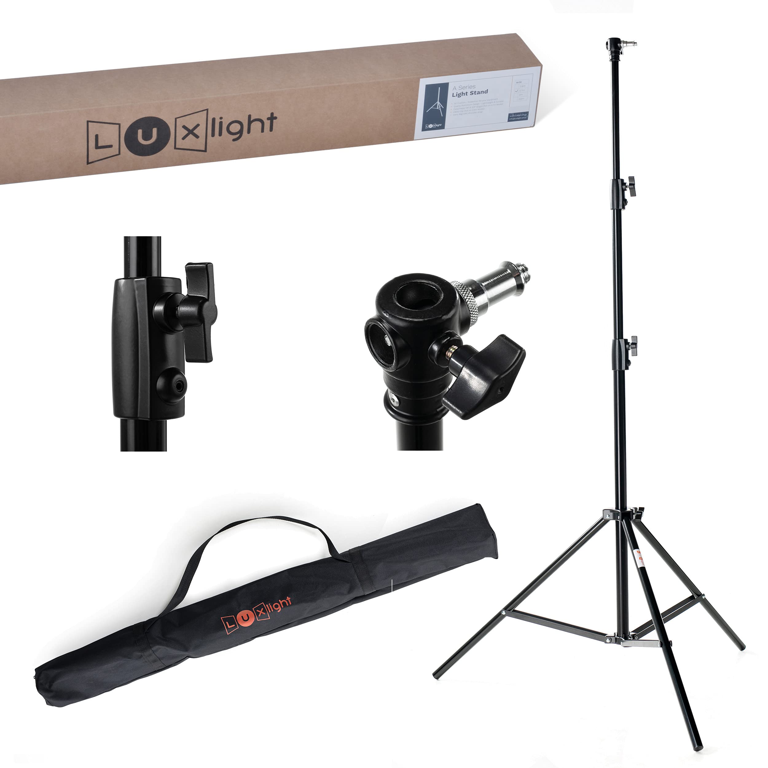 Light Stand - Air Cushion | Luxlight® A Series | Photography/Video Lighting Tripod (3.6m Air Cushion with Detachable Spigot)