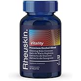 Vitality Supplement for Men – Maca + Korean Red Ginseng Rg3 + L-Arginine + Guarana + Fenugreek – Daily Wellness & Energy Support – 30 Caplets 860 mg