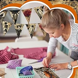 HunnmingRe 20 Pcs 10''x10'' Halloween Quilting