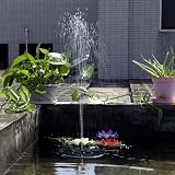 LAWOHO Solar Fountain Pump 1.5W Upgraded Submersible Kit for Bird Bath view 7
