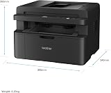Brother DCP-L1660W Wireless Mono Laser Multifunction Printer 20 PPM 150 Sheet view 3