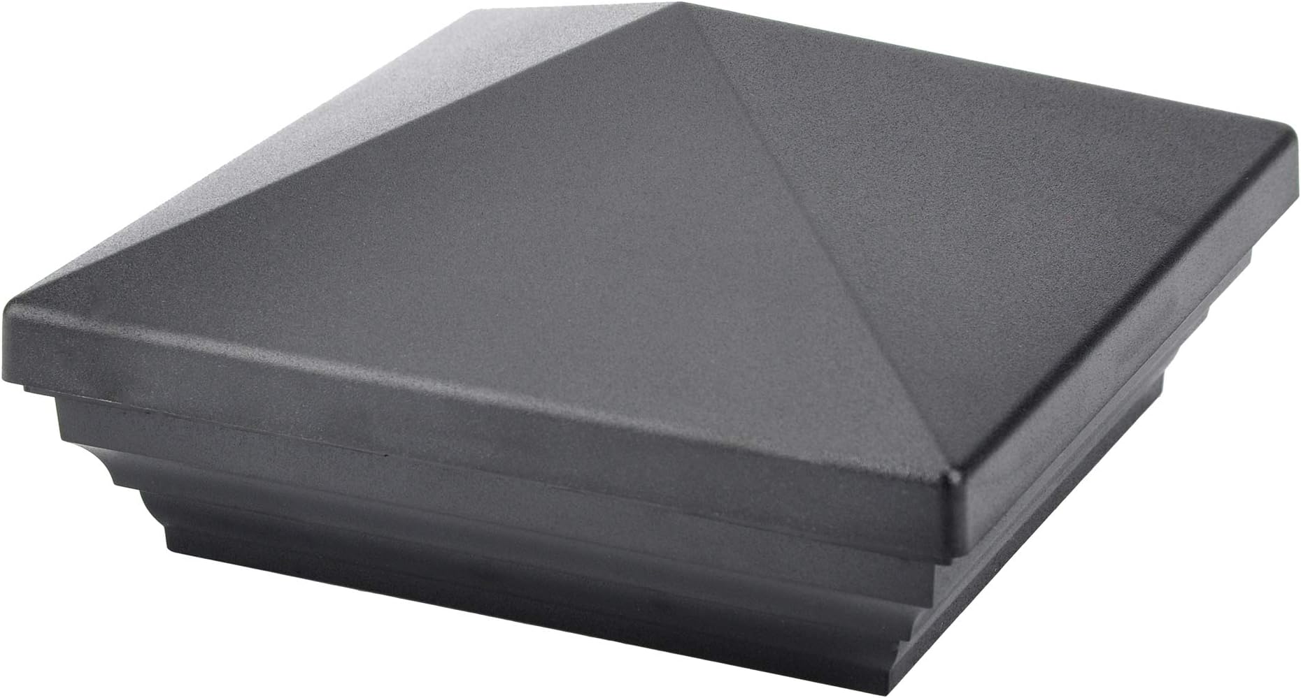 Myard PNP 115445 Screw-Free Universal Fence Pyramid Top Cap fits Post 4 x 4 Inches (Actual Post Size 3.5 x 3.5) (Qty 20, Black)