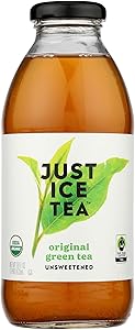 Just Ice Tea, Tea Green Original Organic, 16 Fl Oz