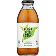 Just Ice Tea Ready To Drink Original Green Tea Unsweetened, Contains Caffeine, Fair Trade, Kosher, USDA Certified Organic, 16 Fluid Ounce (Pack of 12)