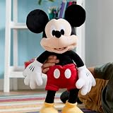Disney Store Mickey Mouse Medium Soft Toy 45cm 17” Embroidered Details view 3