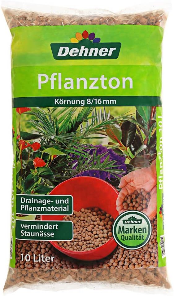 Dehner Pflanzton, 10 l, Körnung 8/16 mm
