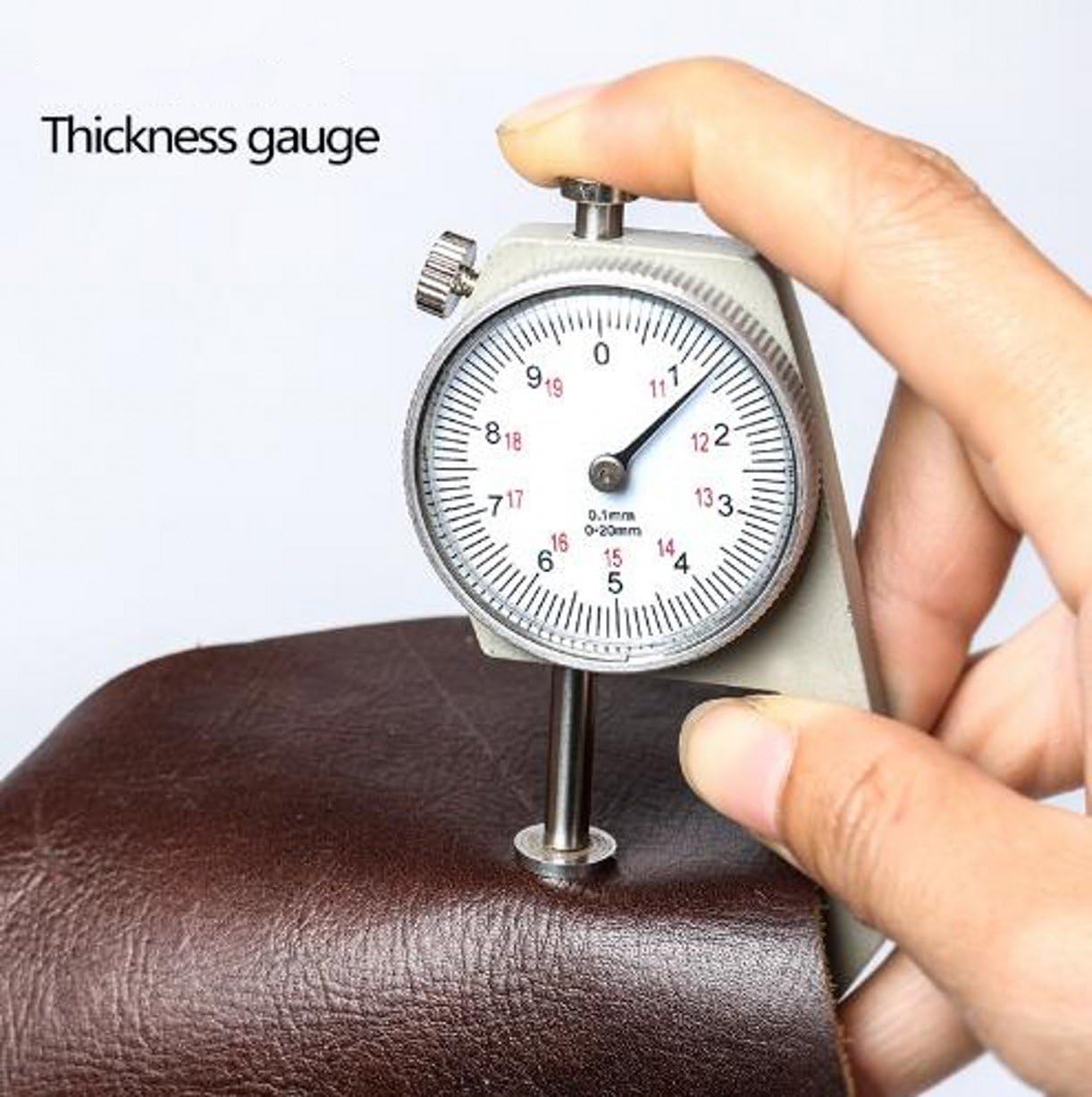 Leather thickness gauge.
