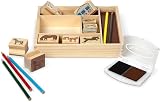 Melissa & Doug Horses Stamp Set with Colouring Pencils for Kids | Ages 4+ view 3