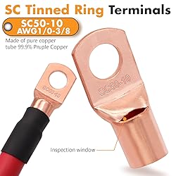 1/0 Gauge Wire (40ft) Copper Clad Aluminum CAA Car