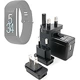 DURAGADGET Cargador con Enchufe Europeo para Smartwatch ...