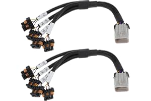 ACROPIX 2pcs Ignition Coil Wire Harness for Chevrolet Silverado 2500 HD for GMC Sierra 2500 HD 3500 8.1L 2001-2002 for LS1 LS