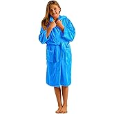 BY LORA Water Absorbent Coral Fleece Kids Hooded Robes