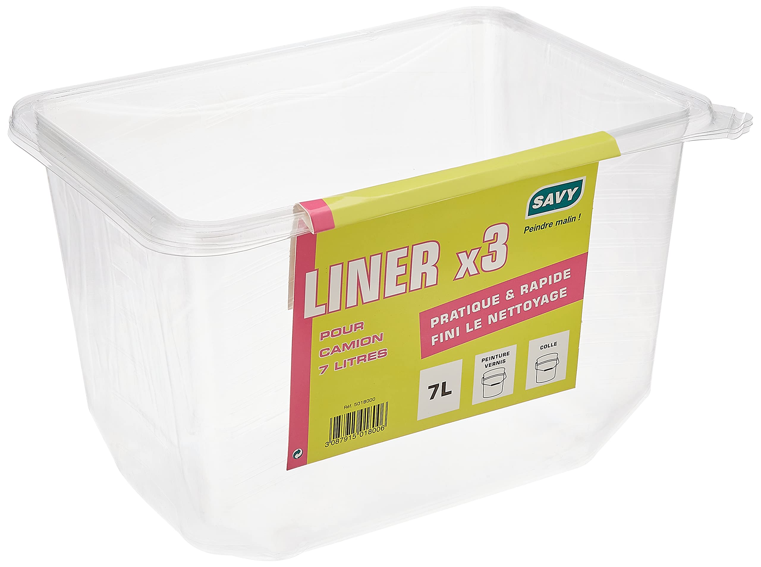 Savy 5018000 Paint Tray Liner for 7 Litre Pack of 3
