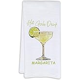 Cabana Bro Margarita Kitchen Towels, Margarita Gifts for Girls Dish Tea Bar Towels for Kitchen Decor, Gifts for Cocktail Lovers Decorative Hand Towels, 16x24 Inch