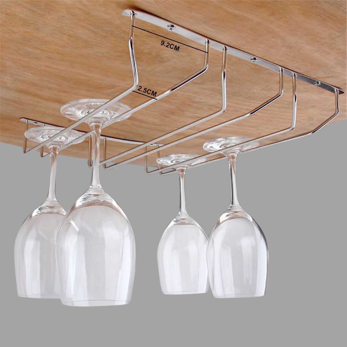 Soporte de Acero para Colgar Copas en la Cocina LxWxH Bar o Restaurante