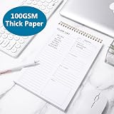 Thboxes To Do List Pad Daily Planner Notebook 52 Sheets 9.8x6.7 in 100gsm view 5