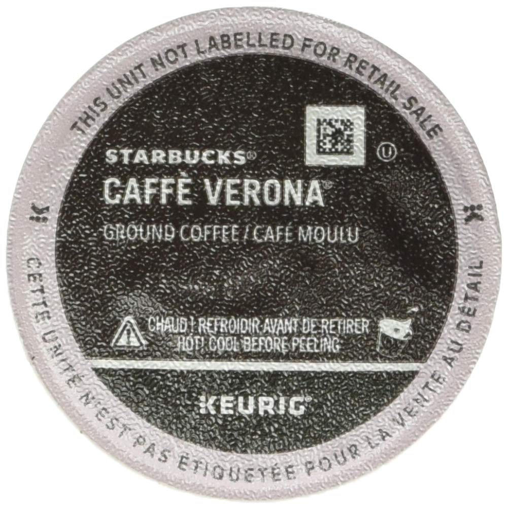 Starbucks Caffè Verona Coffee K-Cup Pods | Dark Roast | Coffee Pods for Keurig Brewers | 1 Box (24 Pods)