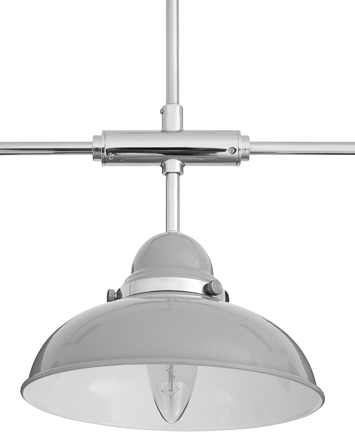 Premier Housewares 2501889 Ceiling Light Glow Bulb Ceiling Light Shade Pendant Lighting Ceiling Light Shades Ceiling hallway Hall ceiling light Light Grey 90 cm x 73.5 cm x 20 - Image 4