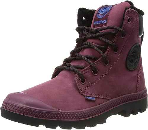 burgundy palladium boots