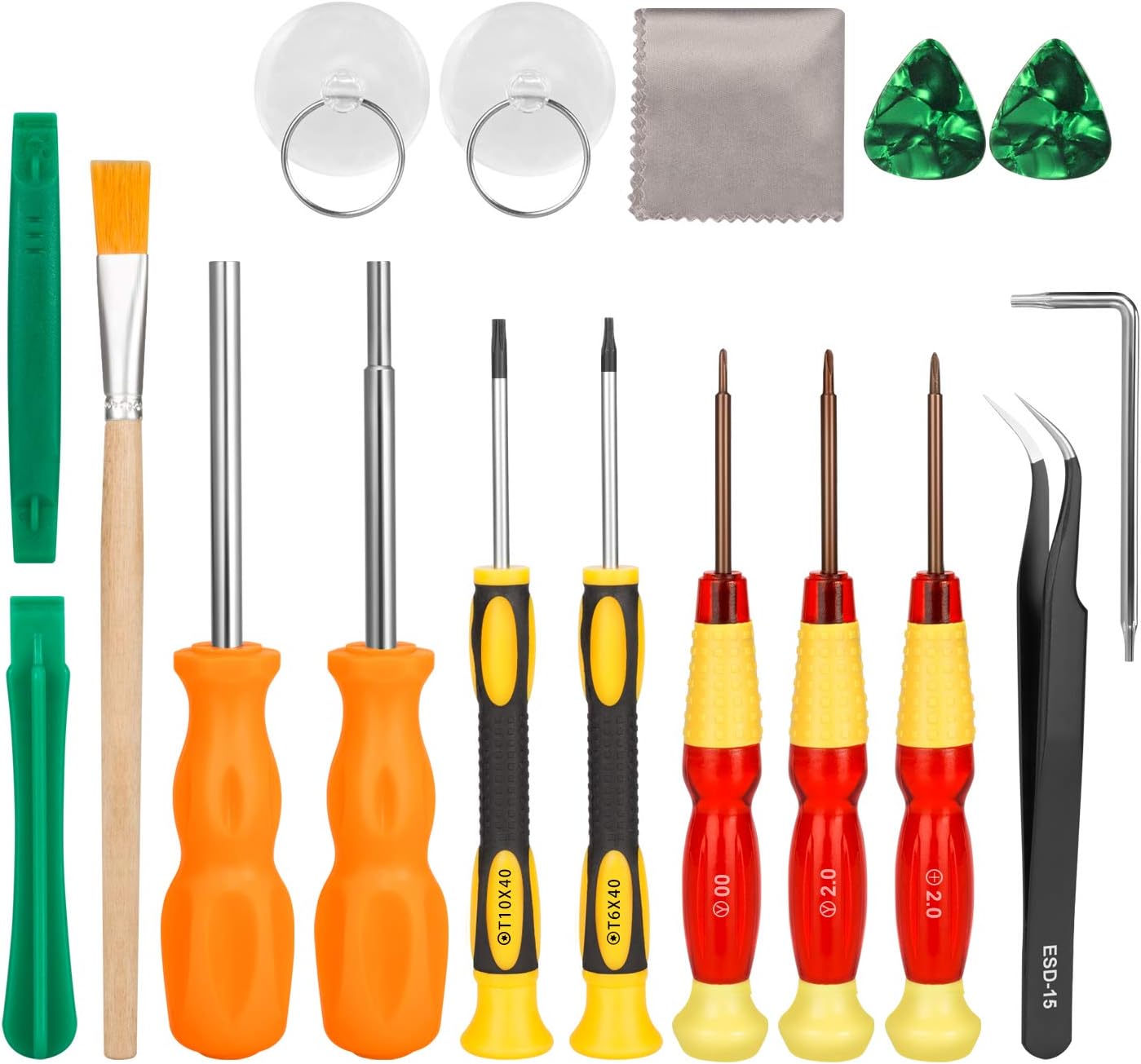 Schraubendreher für Nintendo, Keten Tri Wing Professionelles Voll Werkzeug Set für Nintendo New 3DS und Nintendo Wii /NES/SNES /DS Lite /GBA/Gamecube, Sicherheits Schraubendreher Gaming Bit Set