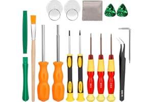 Keten Repair Kit for Nintendo Switch, 17in1 Professional Full Security Screwdriver Game Bit Repair Tool Kit for Nintendo Switch/Nintendo Switch Lite/JoyCon, NES/SNES/GBA