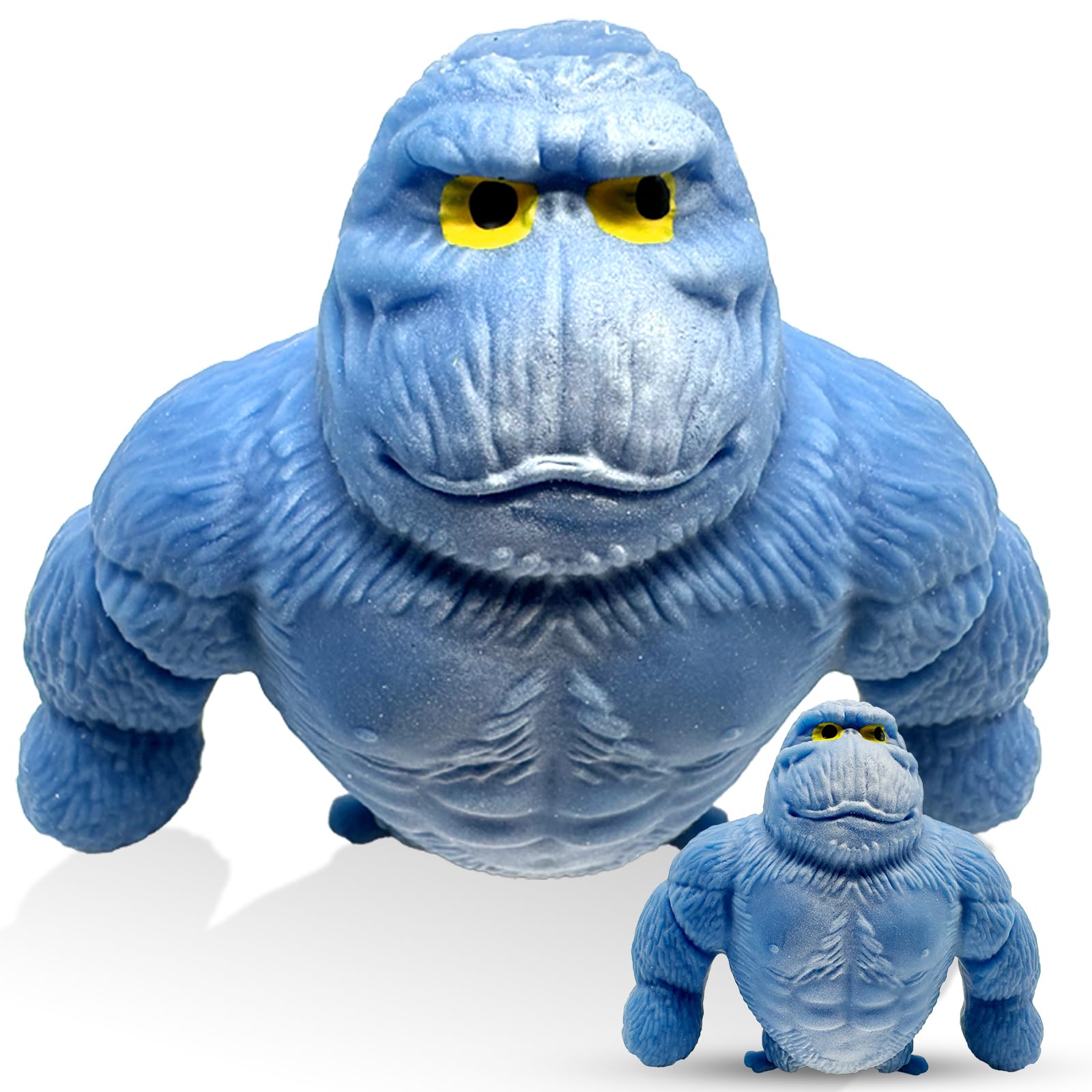 Photo 1 of Monkey Squishy Toys for Kids and Adults, Animal Sensory Toys - Stretch, Squeeze, Pat and Relieve Anxiety, Soft Stress Balls Squeeze Toys ,Popular Gifts at Party