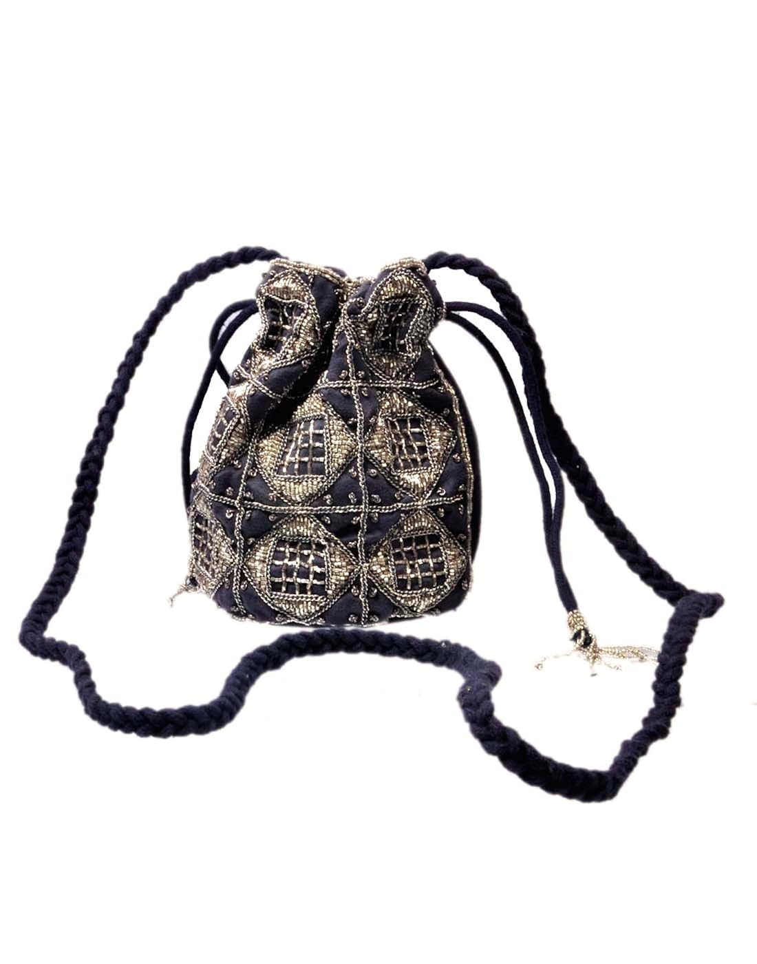 diwaah wedding women purse party designer jewelry pouch/indian evening potli handbag