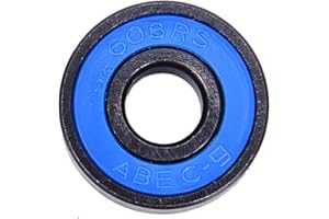 BLAZINGSTAR 10pcs 608 2RS 8x22x7mm Red Skateboards Wheels ABEC-9 Miniature Shafts Tool Skate Scooter Steel Bearings High Performance Roller (8x22x7mm, Blue, 10)