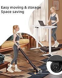 Walking Pad Treadmill, BestGod Incline Under Desk