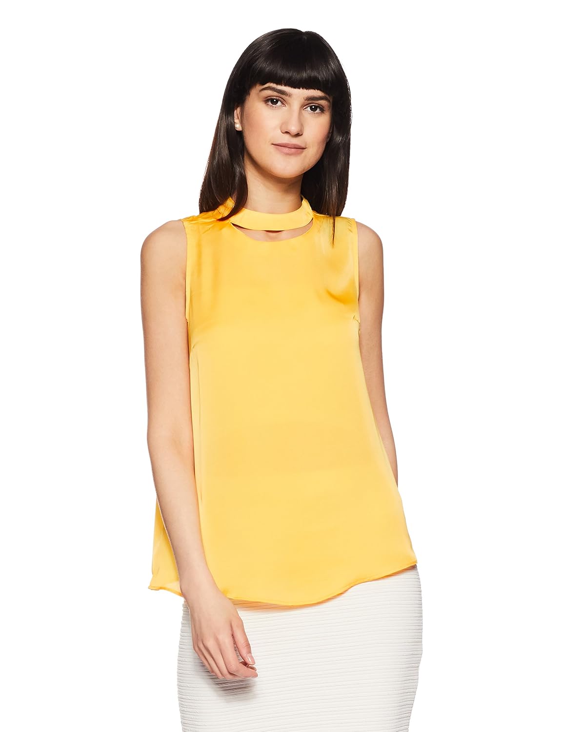 allen solly women's regular fit synthetic shirt