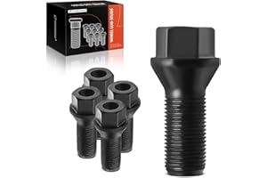 A-Premium Wheel Stud Replacement for BMW F20 F21 F45 F23 F22 F87 F46 F34 F30 F80 F31 F82 F83 F36 F10 F18 F01 F02 Set of 5
