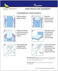 Full Size Zippered Mattress Protector - Waterproof