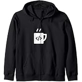 JavaScript Code Coffee Developer Programmer Zip Hoodie