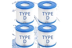 CYXG Pool Filter Cartridges Pool Filters, Cartridge for Above Ground Pool Filter, Cartridge Accessory for Use in 300 Gallon Easy Set Pool Filter Pump (4 Pack, Type D)