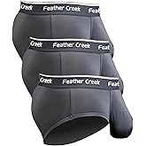 Mens Pouch Underwear Men's Separate Big Pouch Comfy Briefs Comfy Mid-Rise Pouch Bikini Brief Boxer Briefs