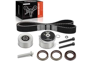 A-Premium Engine Timing Belt Kit Compatible with Chevrolet Cruze 2011-2016, Cruze Limited 2016, Sonic 2012-2018, Aveo, Aveo5 & Pontiac G3, G3 Wave & Saturn Astra & Suzuki Swift+ - 1.6L 1.8L