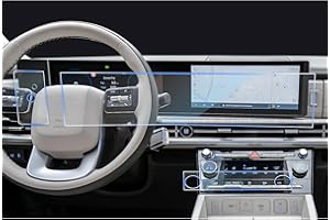 CDEFG 6PCS for 2024 2025 Hyundai Santa Fe Screen Protector Dual 12.3-Inch Screen 2024 2025 Hyundai Santa Fe Accessories, Temp