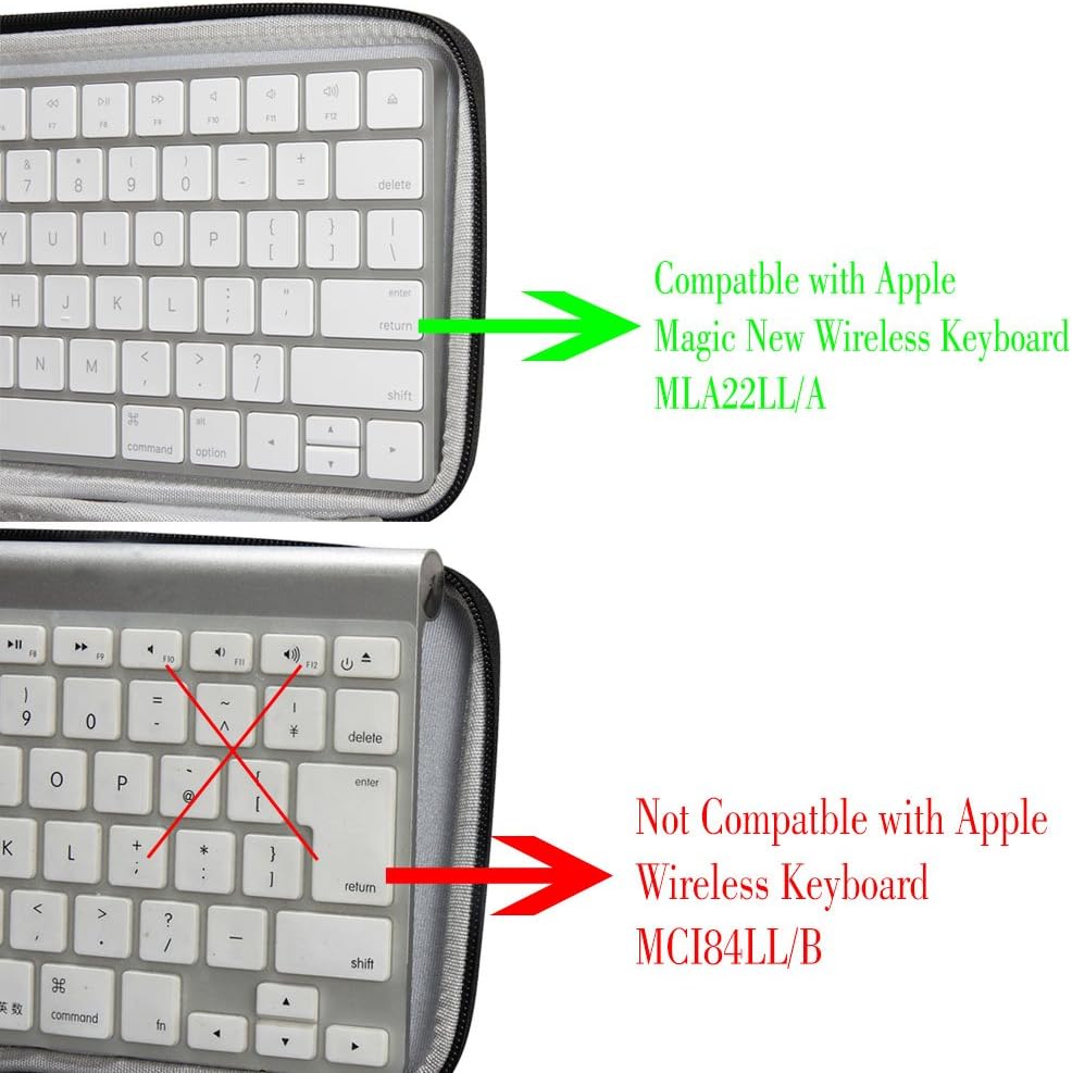 For Apple Magic Keyboard MLA22LL/A Bluetooth + Trackpad 2 MJ2R2LL/A + Mouse EVA Hard Protective Case Carrying Pouch Cover Bag By Hermitshell ¡ - Image 3