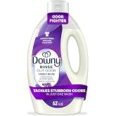 Downy Rinse Laundry Odor Remover, Fresh Lavender Scent, 62 FL OZ, Fabric Softener and Laundry Odor Removal Rinse