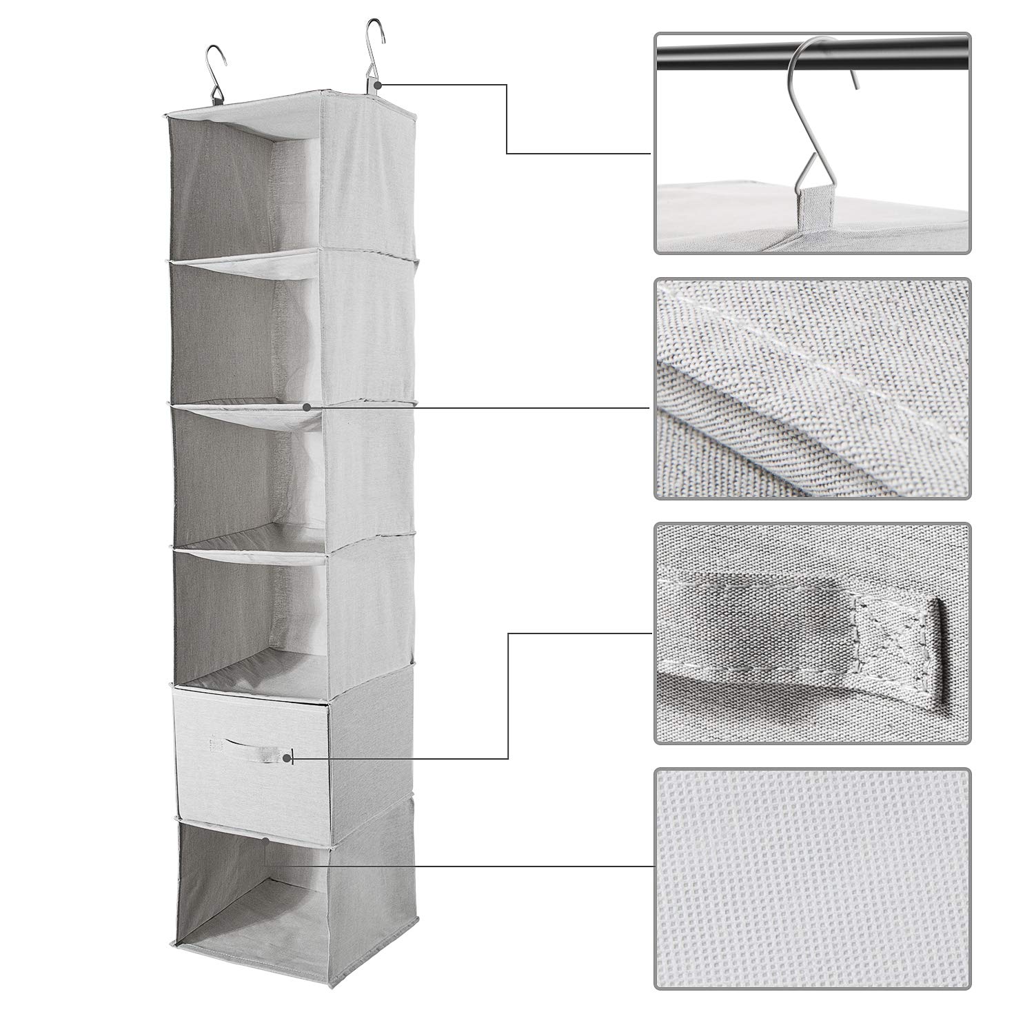 Baldas Colgantes Meetmiss Organizador Armario Plegable Baldas