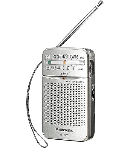 Panasonic RF-P50 Portable AM/FM Pocket Radio with Speaker