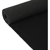 KEPYDRMTF 47inx71in Black Underfelt Carpet for Speaker, Sub Box Carpet, Auto, RV, Boat, Marine, Truck, Car Trunk Felt Fabric Material, Soft and Durable