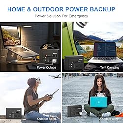 Powkey Portable Power Station 200W, 146Wh Portable