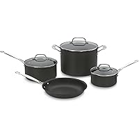 Cuisinart 66-7 Chef's Classic Nonstick Hard-Anodized 7-Piece Cookware Set