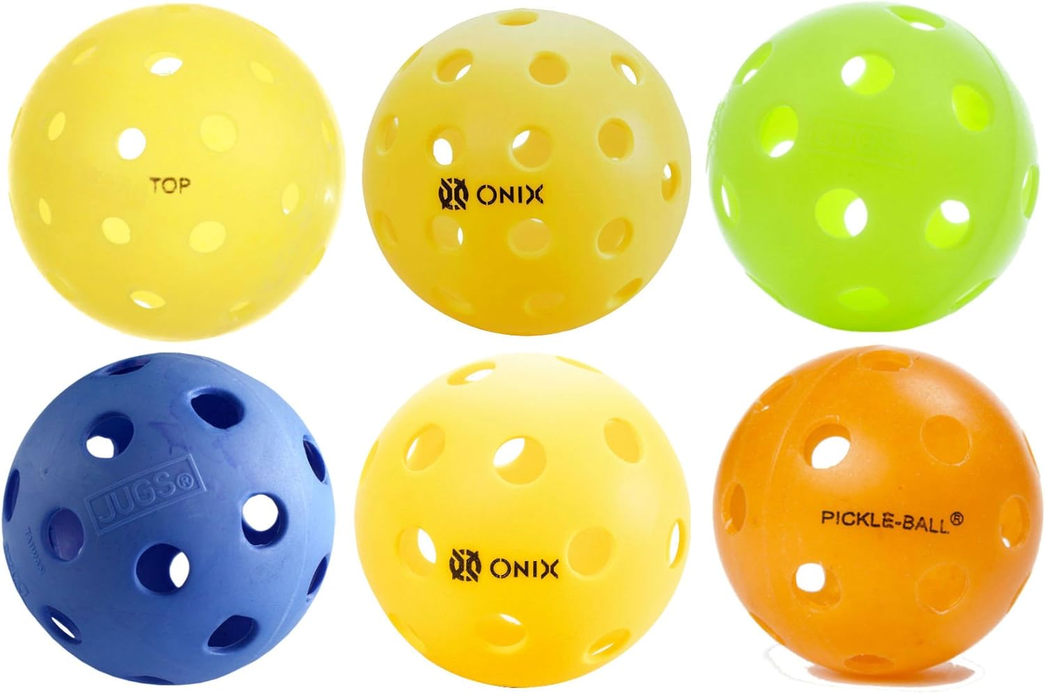 Pickleball Balls Variety Pack of 6 Amazon.co.uk Sports & Outdoors