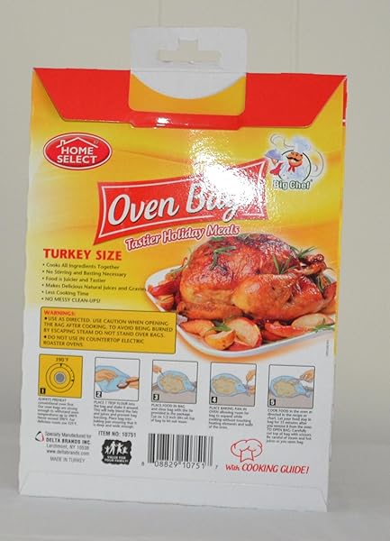 HOME SELECT BIG CHECK OVEN BAGS TURKEY SIZE 2 BAGS