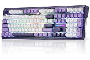 Redragon K745 PRO Wireless Gasket RGB Gaming Keyboard, 108 Keys Mechanical Keyboard w/Extra 4 Hotkeys, Hot-Swap South-Facing 