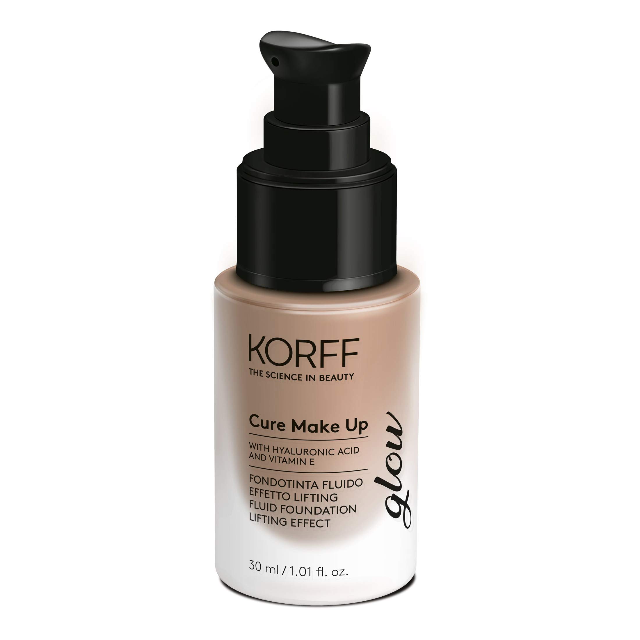 Korff Liquid Foundation Lifting Glow Effect Anti-Ageing Formula and Long Lasting with Hyaluronic Acid 05 30ml